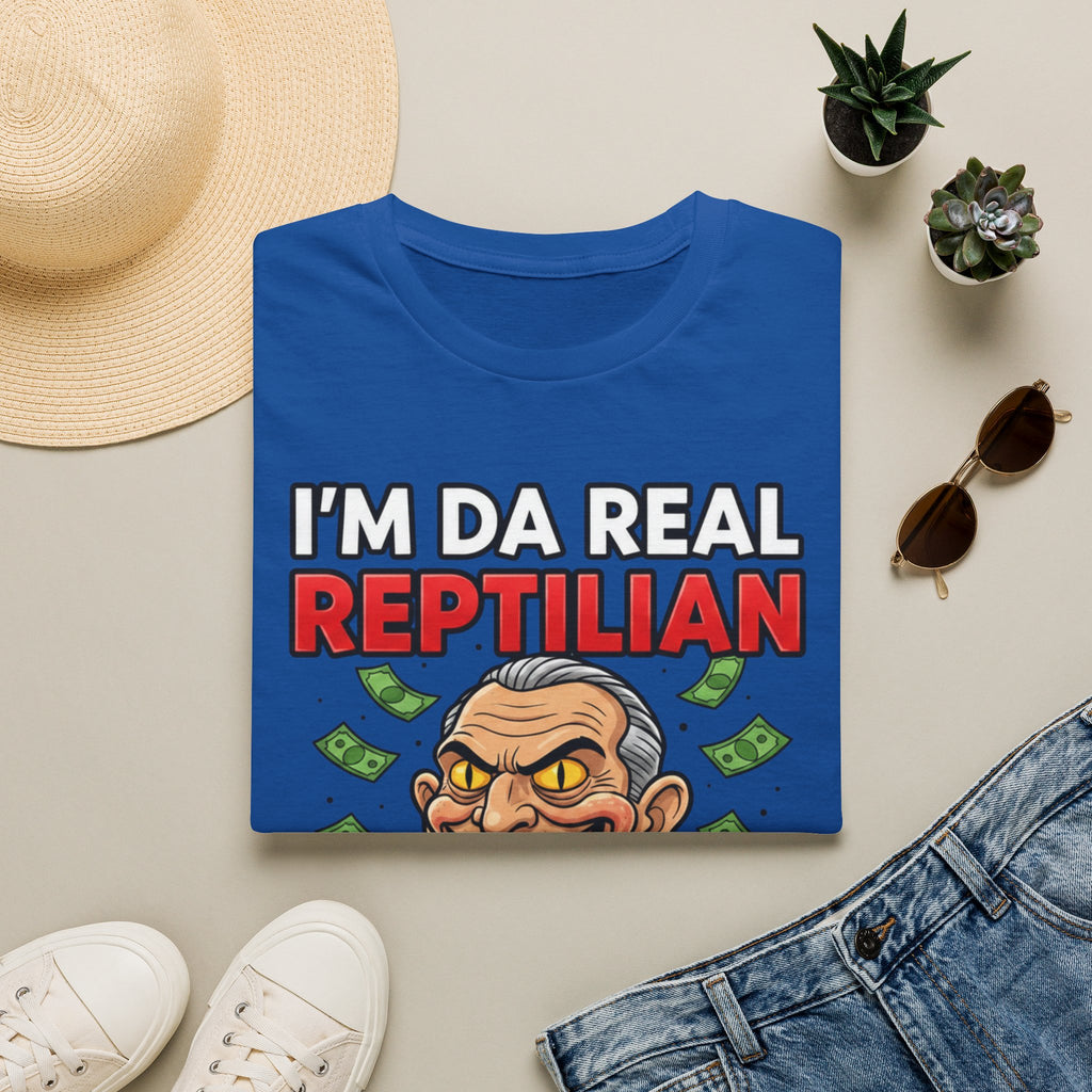"I'm Da Real Reptilian" Conspiracy Unisex T-Shirt — OBSIDIAN & CO