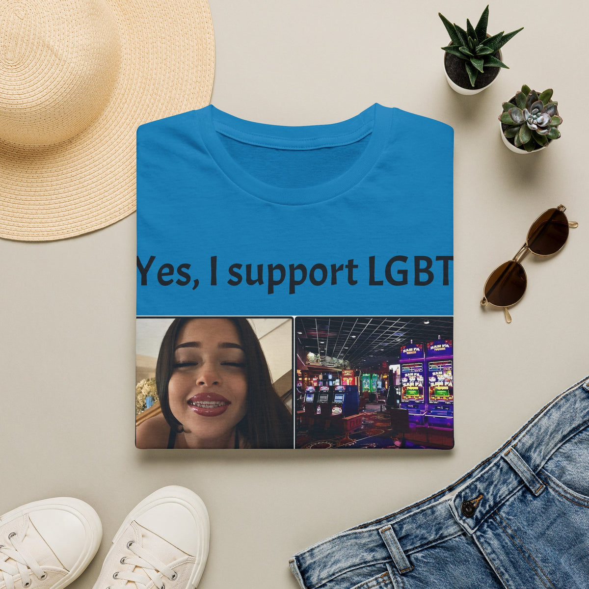 "Yes, I Support LGBT" Meme Unisex T-Shirt — OBSIDIAN & CO