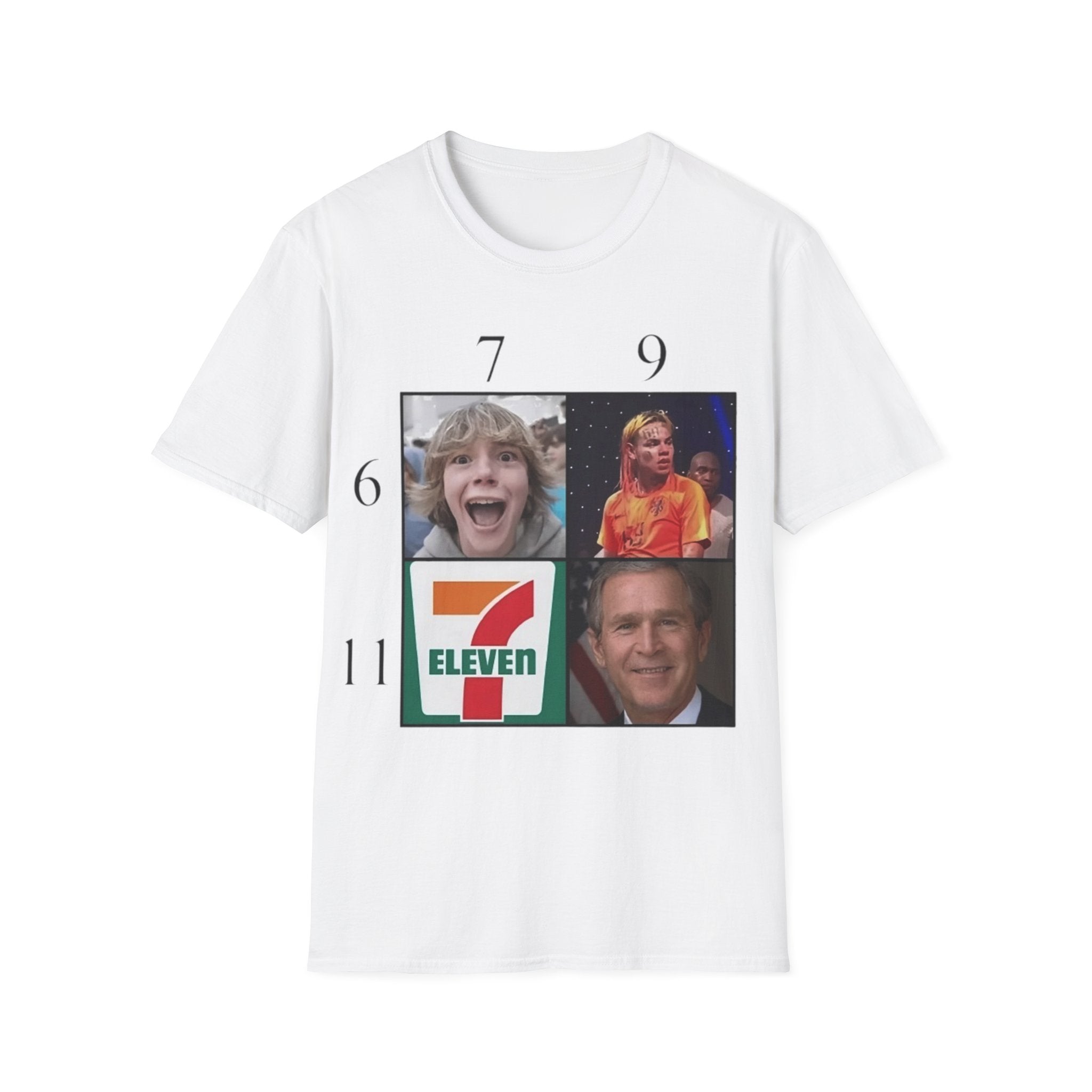 "7 vs 9" Meme Funny Unisex T-Shirt