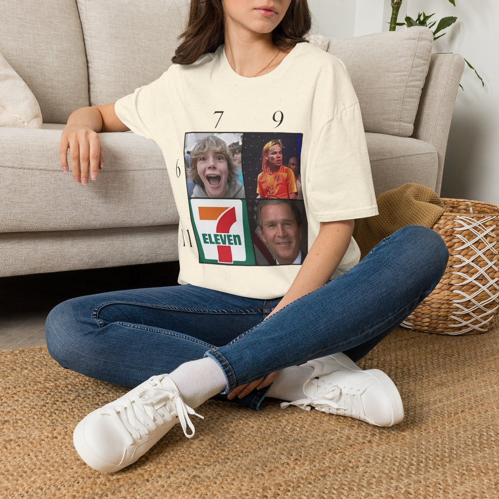"7, 9, 6-11" Meme Collage Unisex T-Shirt — OBSIDIAN & CO