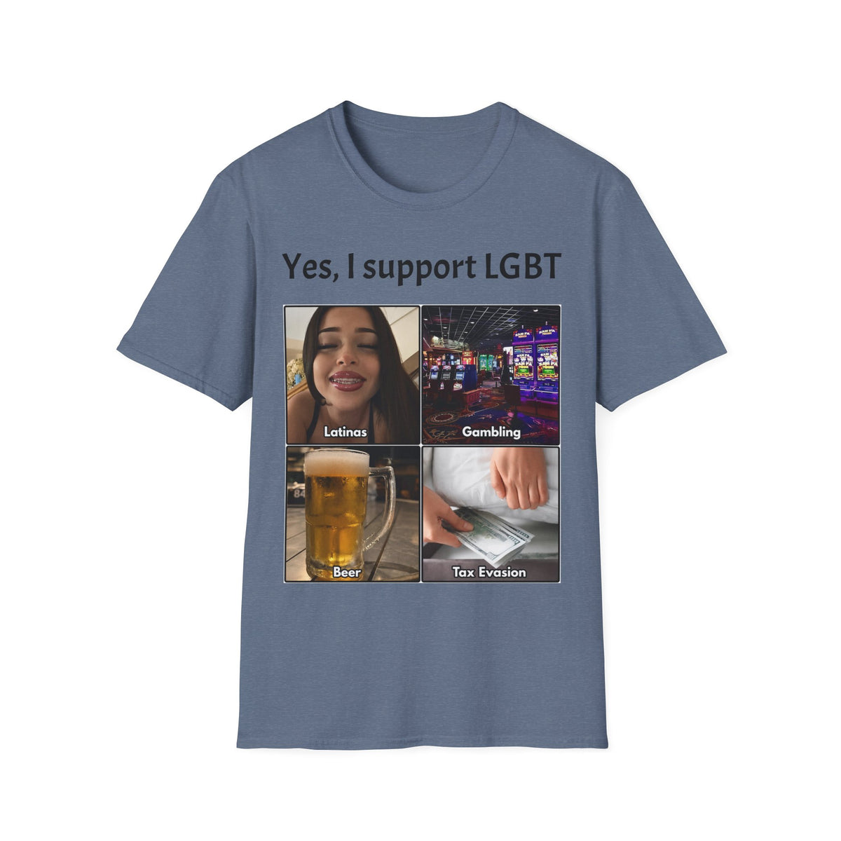 "Yes, I Support LGBT" Meme Unisex T-Shirt — OBSIDIAN & CO