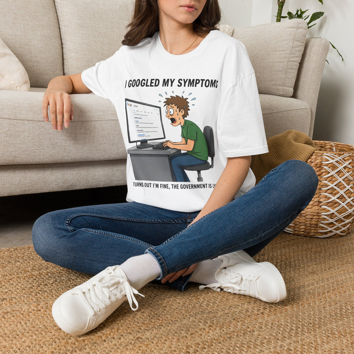"I Googled My Symptoms" Funny Medical Unisex T-Shirt — OBSIDIAN & CO