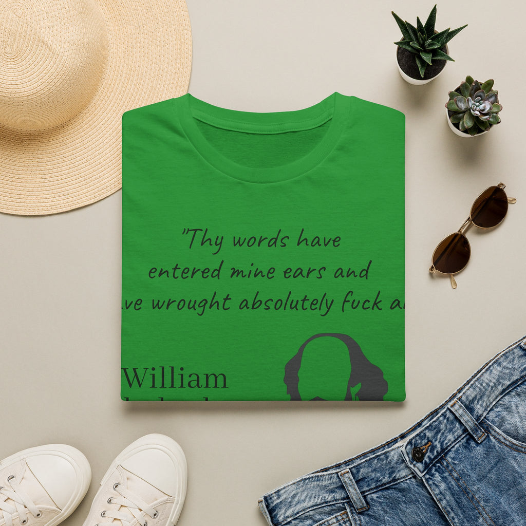 "William Shakesbeer" Quote Unisex T-Shirt — OBSIDIAN & CO