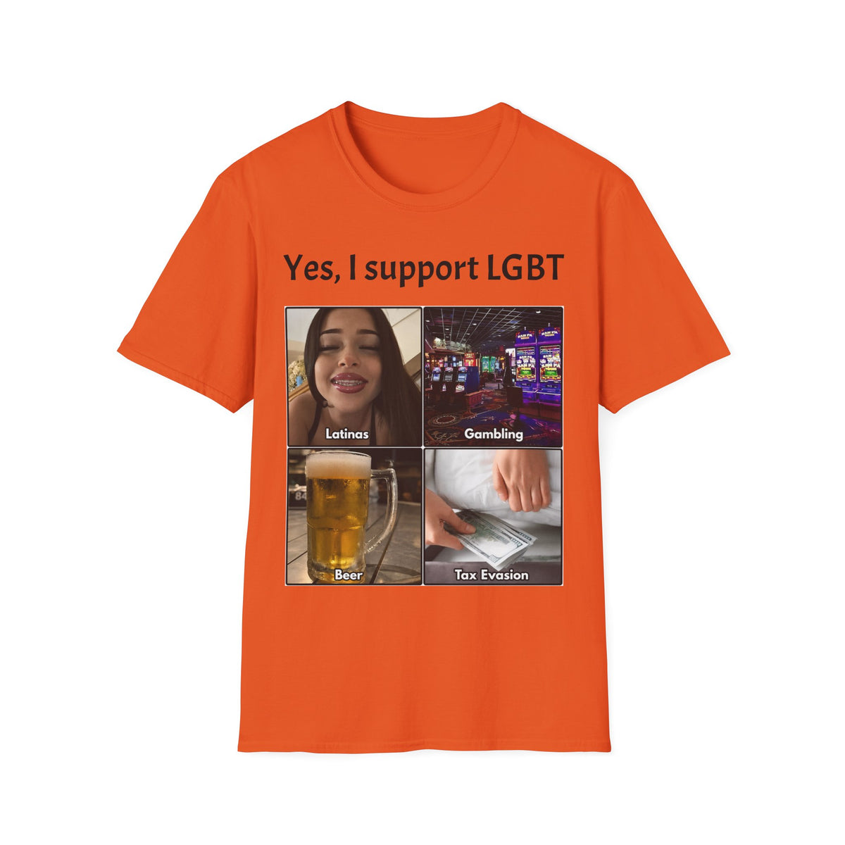 "Yes, I Support LGBT" Meme Unisex T-Shirt — OBSIDIAN & CO