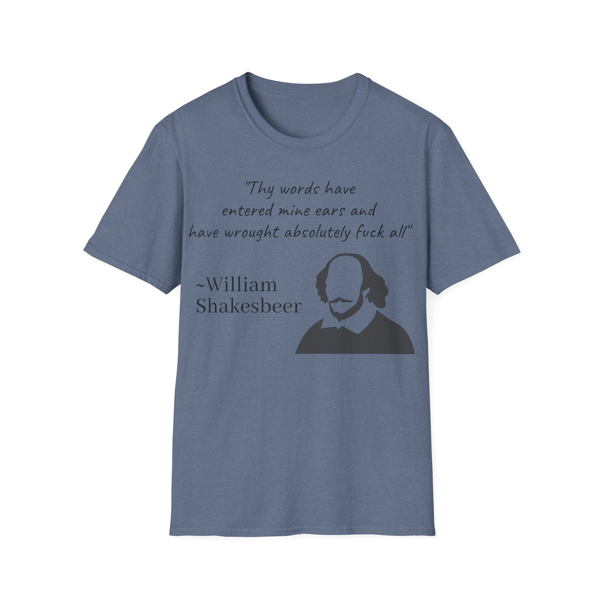 "William Shakesbeer" Quote Unisex T-Shirt — OBSIDIAN & CO