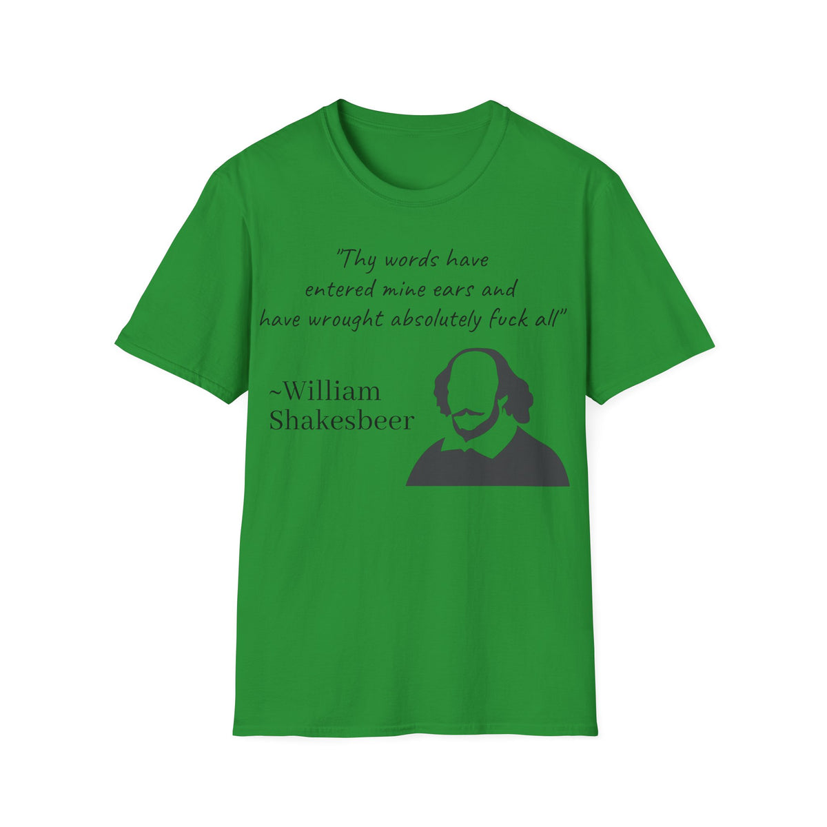"William Shakesbeer" Quote Unisex T-Shirt — OBSIDIAN & CO