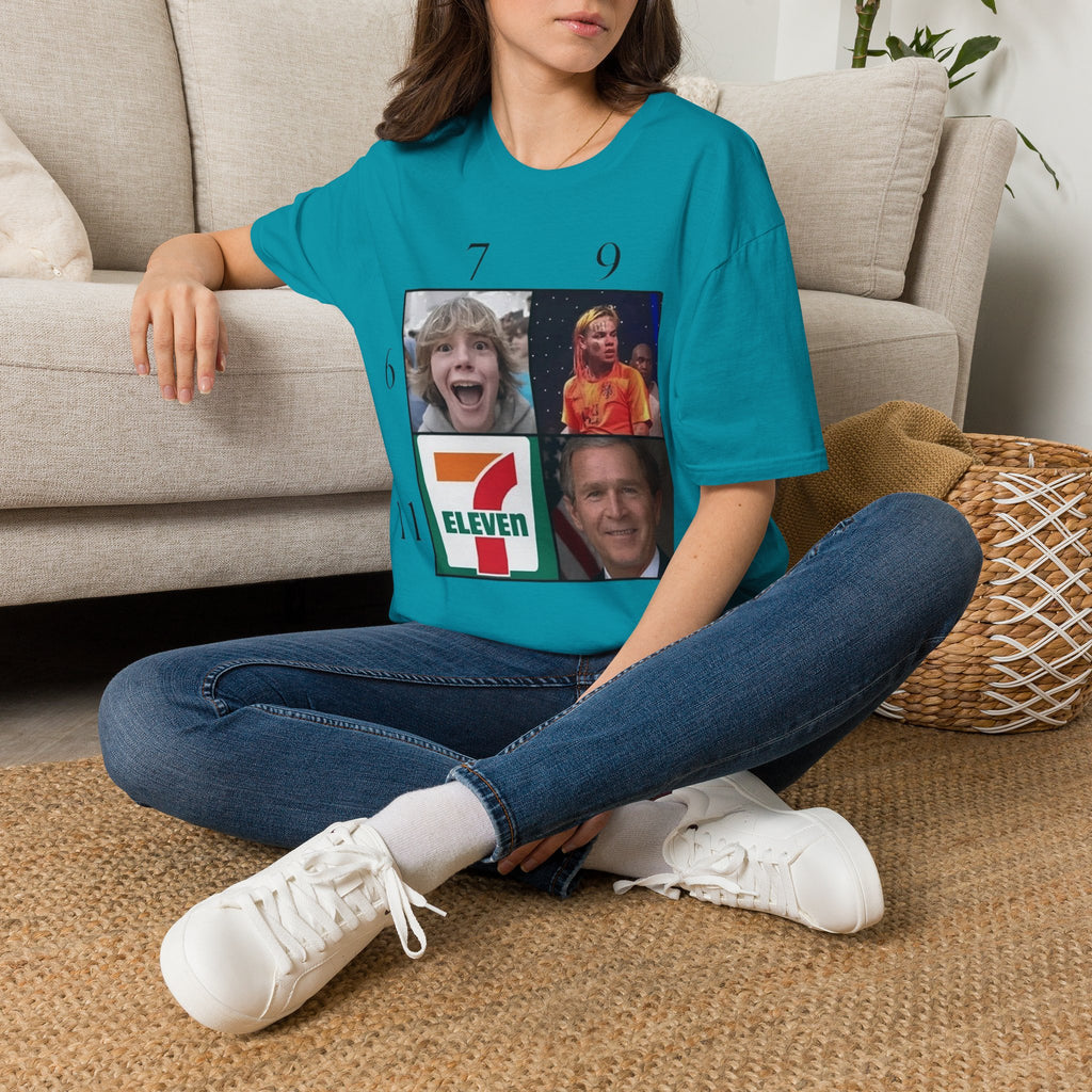 "7, 9, 6-11" Meme Collage Unisex T-Shirt — OBSIDIAN & CO