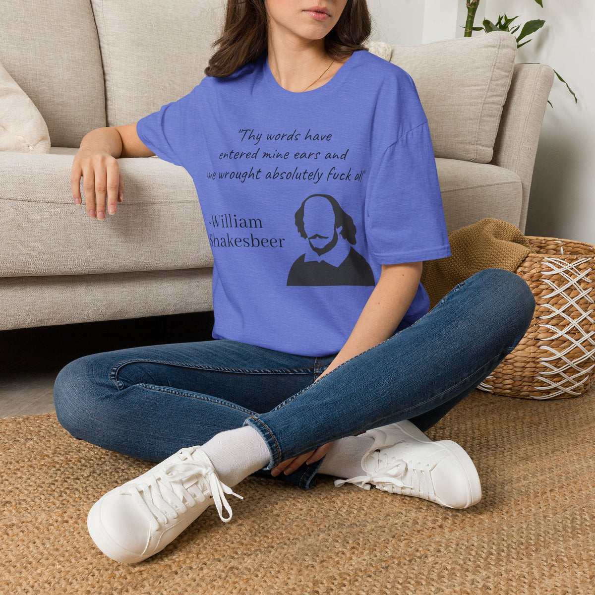 "William Shakesbeer" Quote Unisex T-Shirt — OBSIDIAN & CO