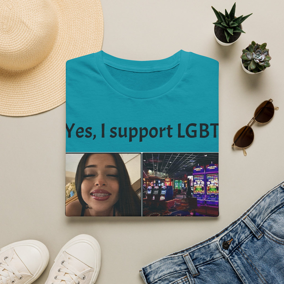 "Yes, I Support LGBT" Meme Unisex T-Shirt — OBSIDIAN & CO