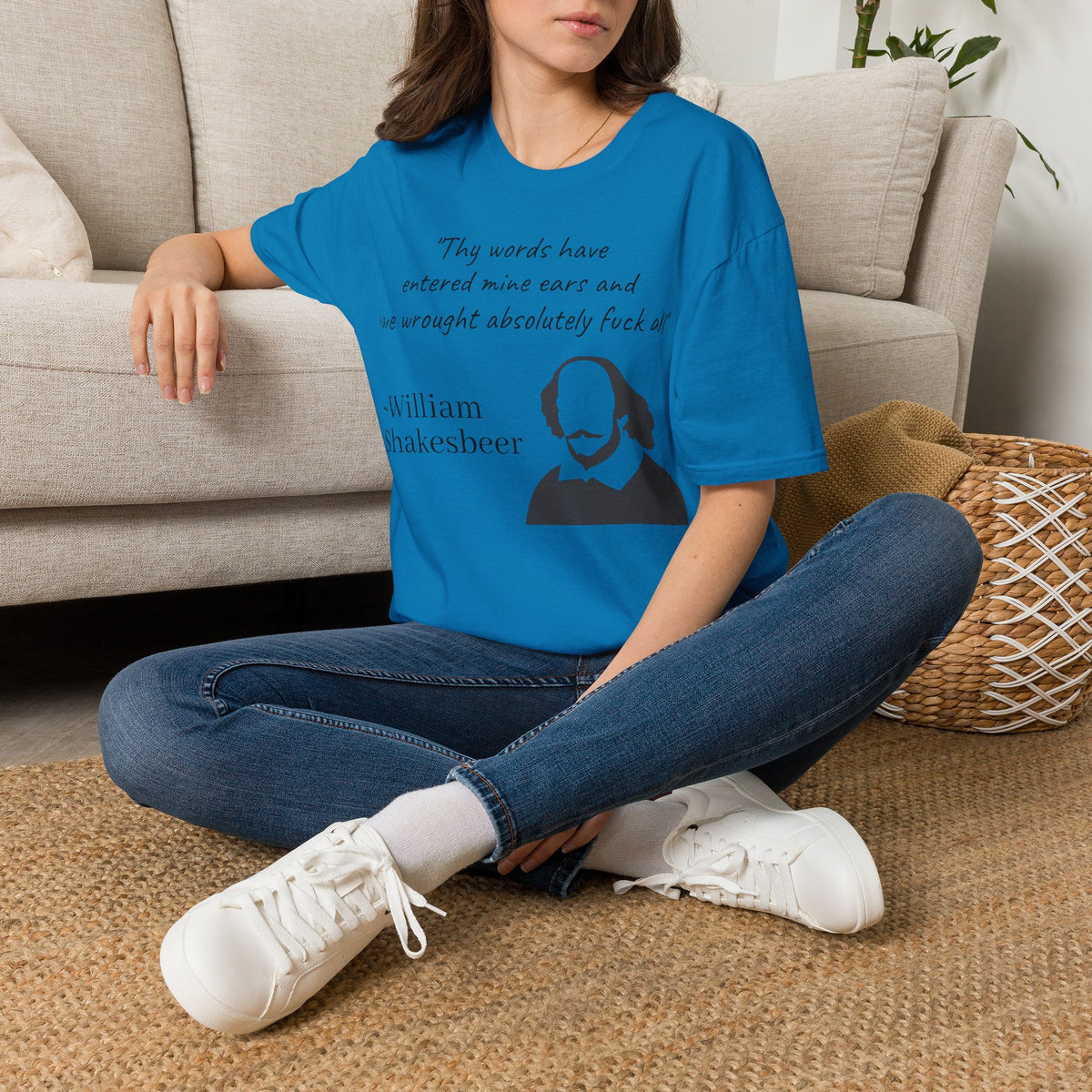 "William Shakesbeer" Quote Unisex T-Shirt — OBSIDIAN & CO