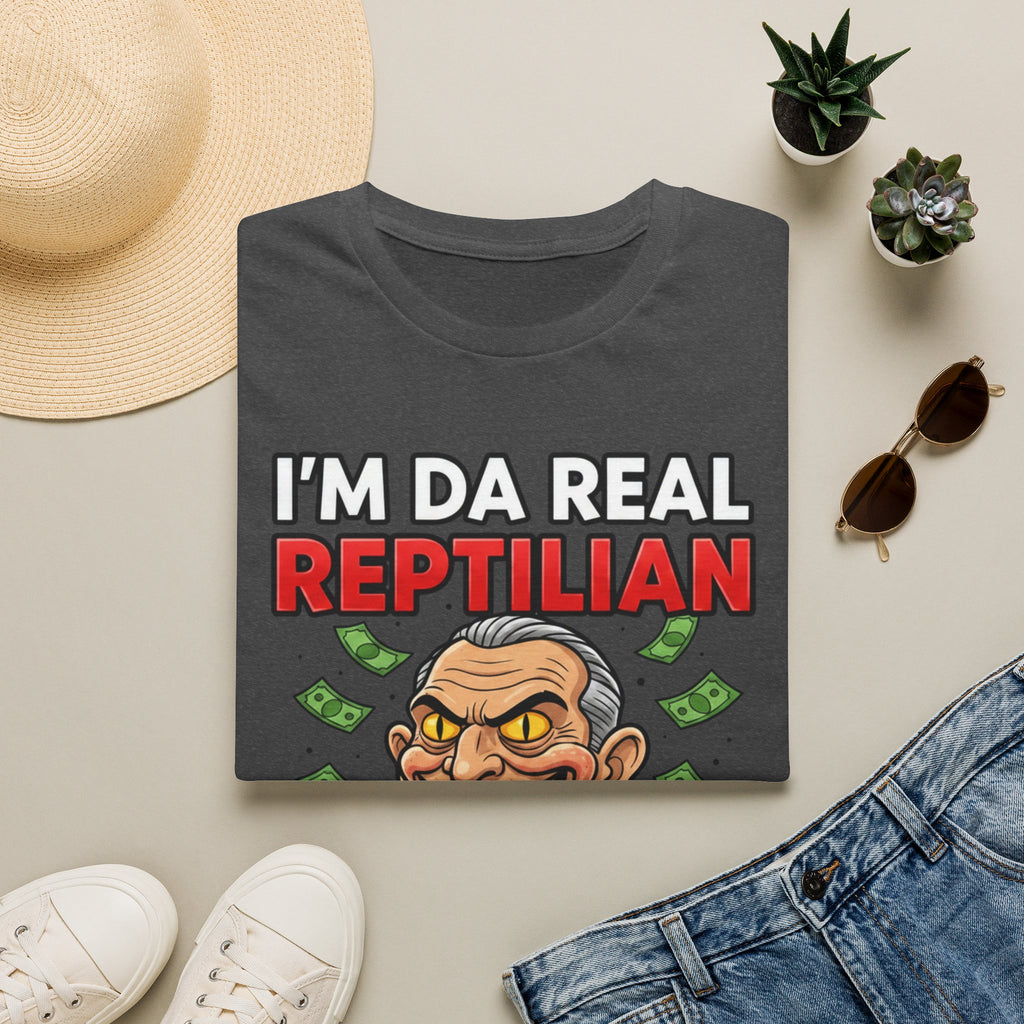 "I'm Da Real Reptilian" Conspiracy Unisex T-Shirt — OBSIDIAN & CO