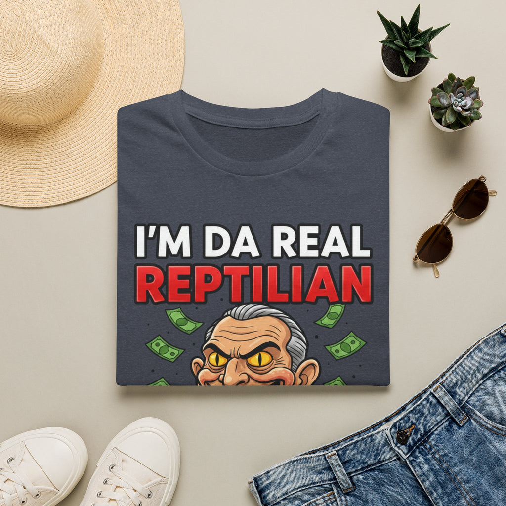 "I'm Da Real Reptilian" Conspiracy Unisex T-Shirt — OBSIDIAN & CO