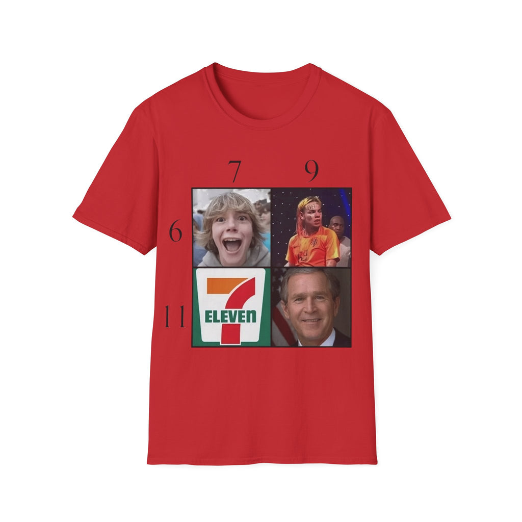 "7 vs 9" Meme Funny Unisex T-Shirt