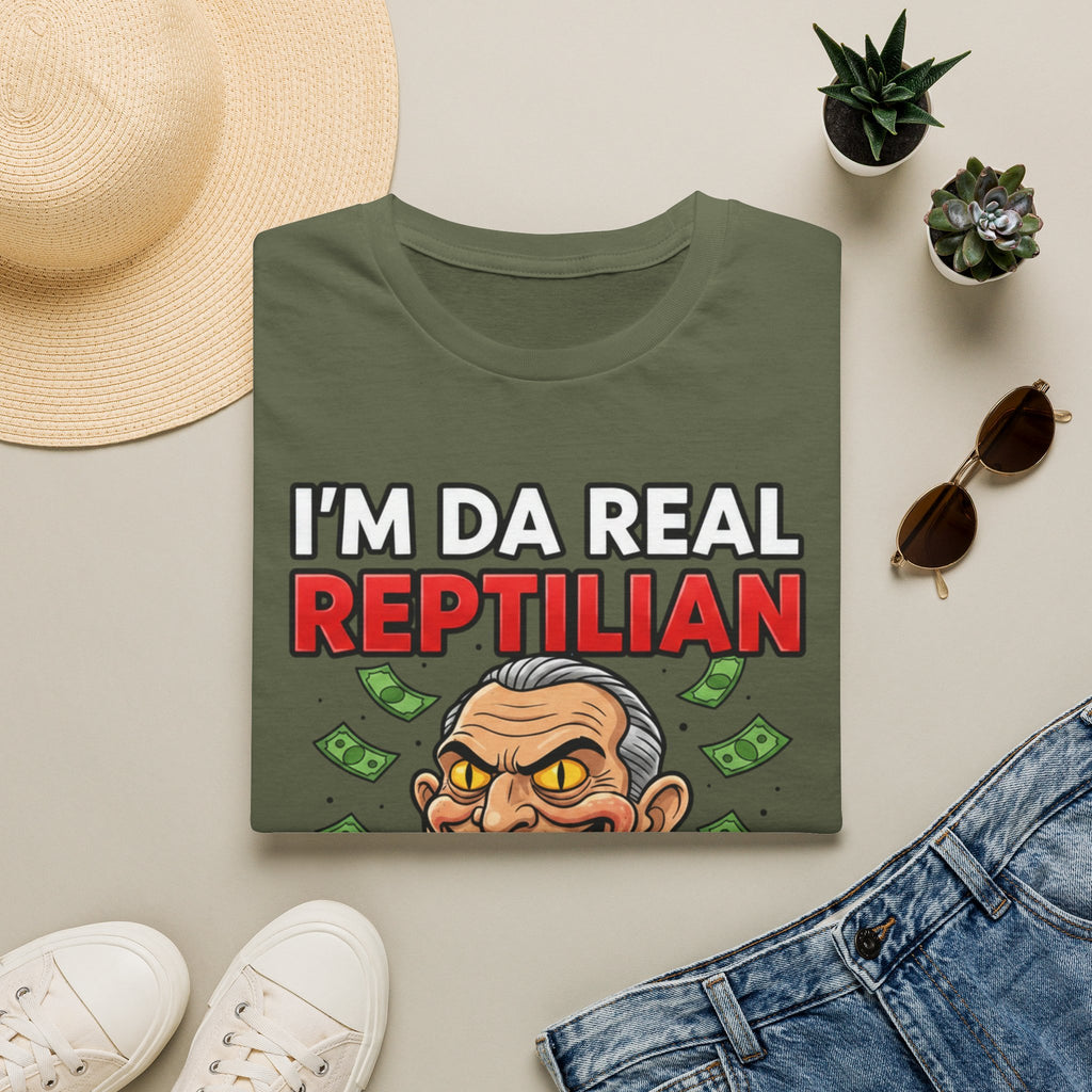 "I'm Da Real Reptilian" Conspiracy Unisex T-Shirt — OBSIDIAN & CO