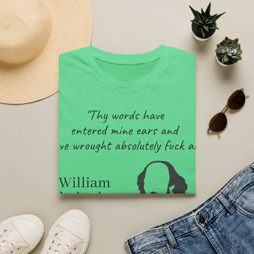 "William Shakesbeer" Quote Unisex T-Shirt — OBSIDIAN & CO