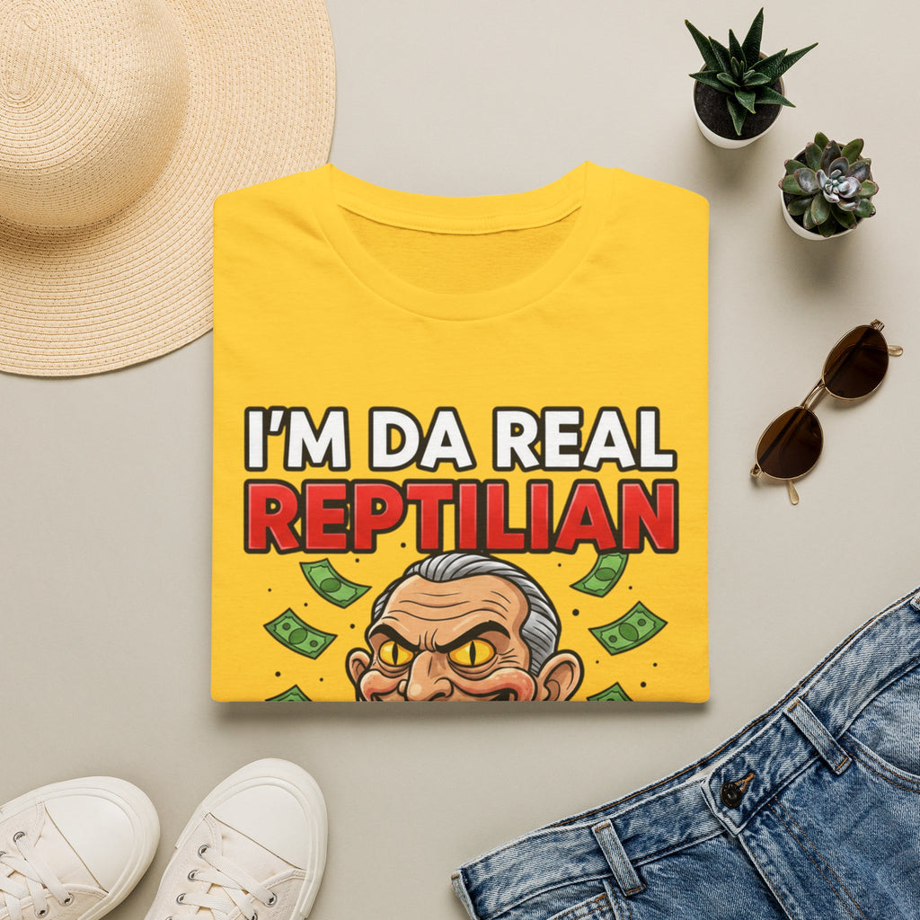 "I'm Da Real Reptilian" Conspiracy Unisex T-Shirt — OBSIDIAN & CO