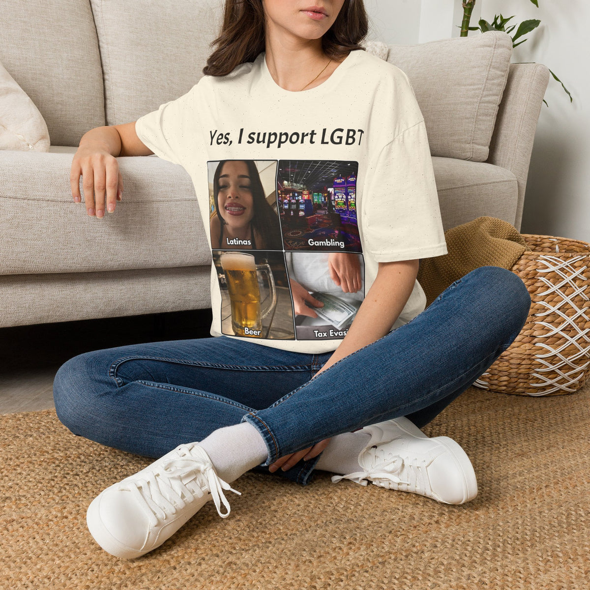 "Yes, I Support LGBT" Meme Unisex T-Shirt — OBSIDIAN & CO