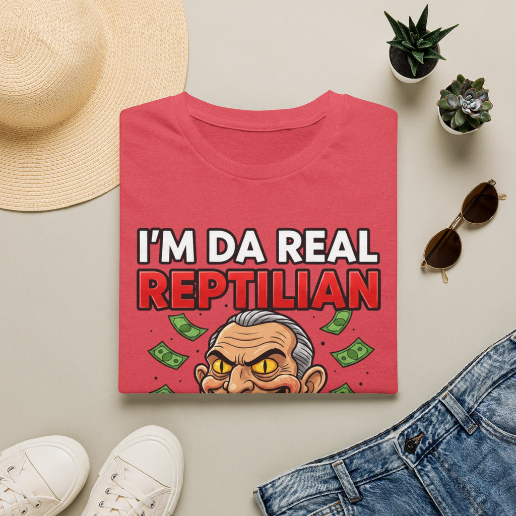 "I'm Da Real Reptilian" Conspiracy Unisex T-Shirt — OBSIDIAN & CO