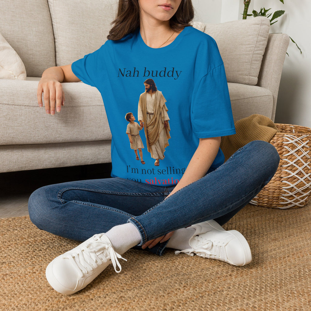 "Nah Buddy" Funny Faith Unisex T-Shirt — OBSIDIAN & CO