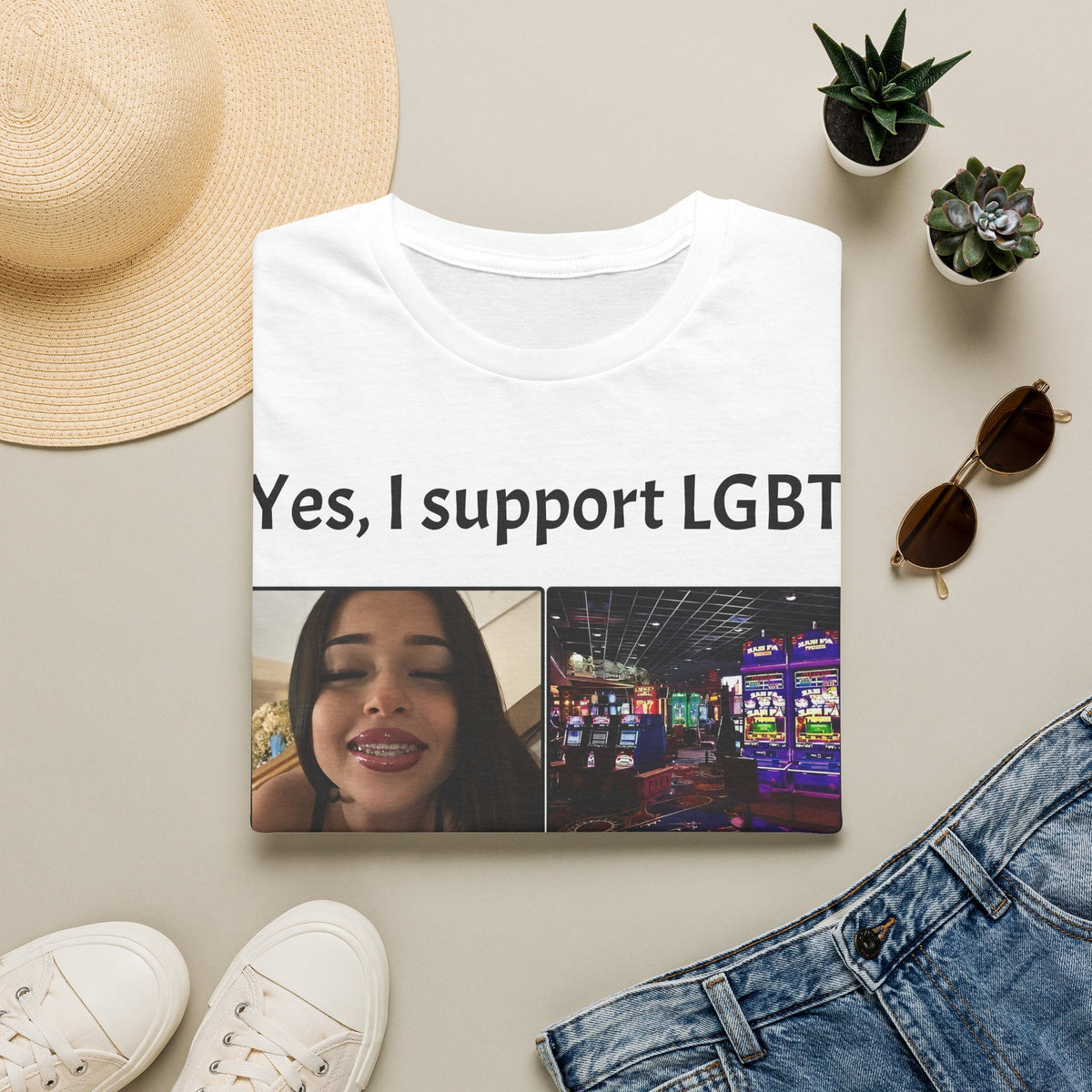 "Yes, I Support LGBT" Meme Unisex T-Shirt — OBSIDIAN & CO