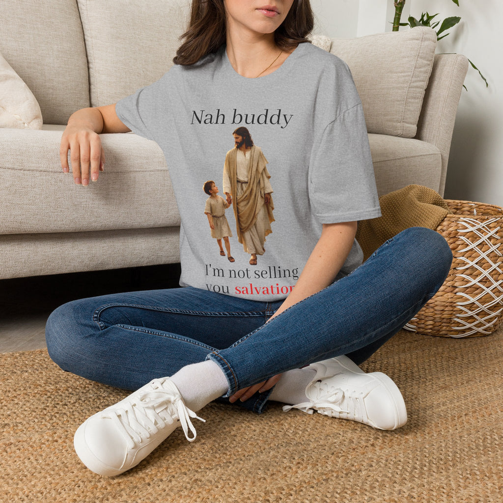 "Nah Buddy" Funny Jesus Meme Unisex T-Shirt