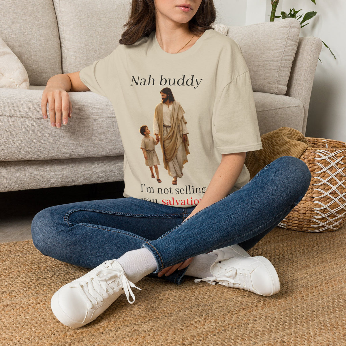 "Nah Buddy" Funny Faith Unisex T-Shirt — OBSIDIAN & CO