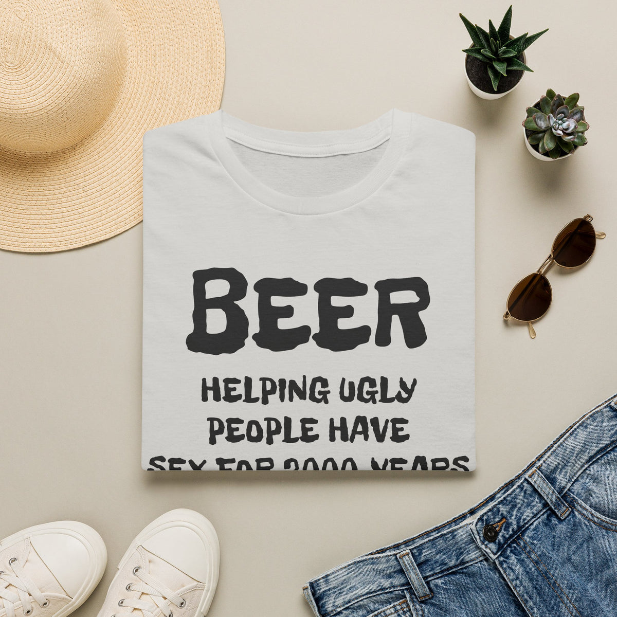 "Beer: 2000 Years" Classic Unisex T-Shirt — OBSIDIAN & CO