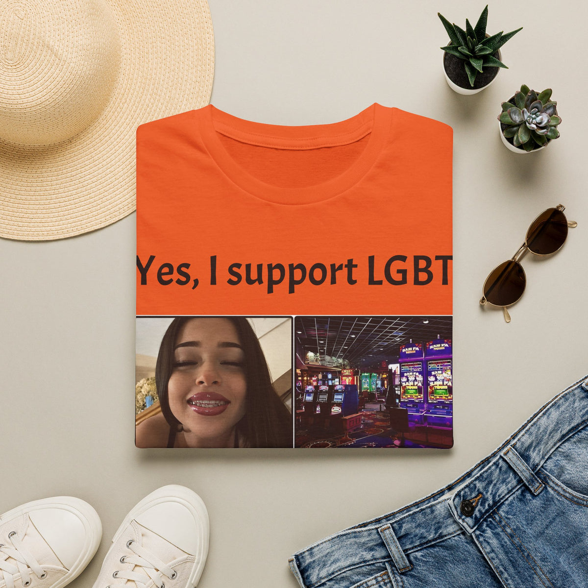 "Yes, I Support LGBT" Meme Unisex T-Shirt — OBSIDIAN & CO