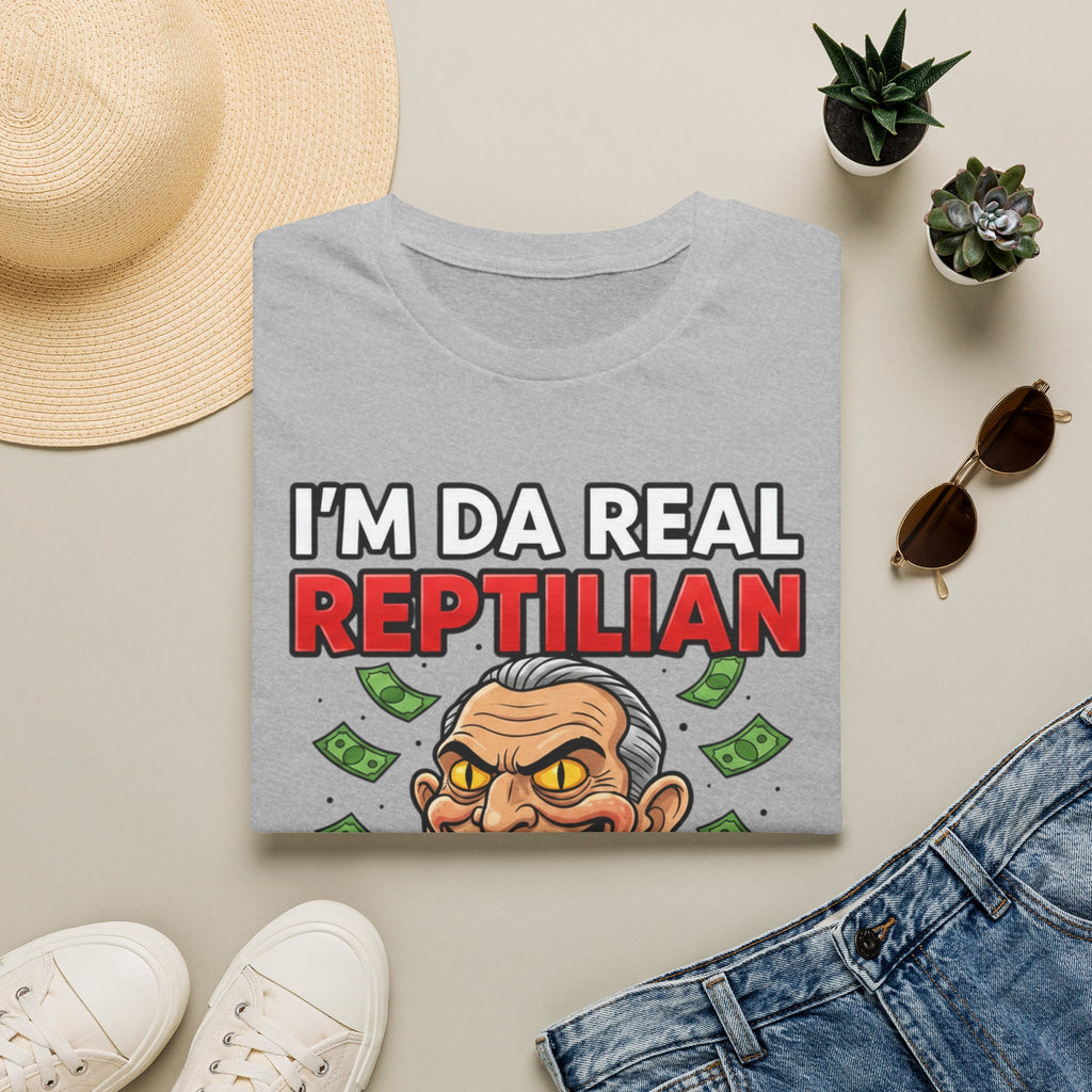 "I'm Da Real Reptilian" Conspiracy Unisex T-Shirt — OBSIDIAN & CO