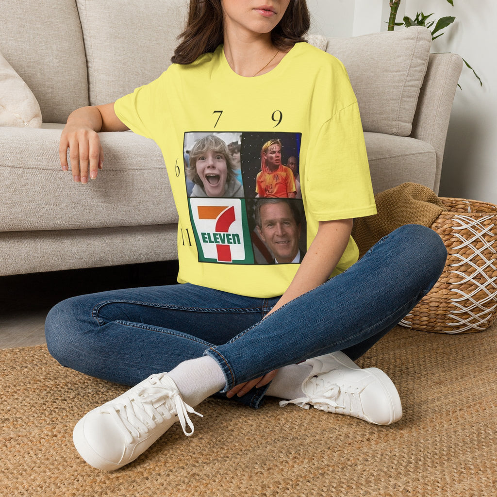 "7, 9, 6-11" Meme Collage Unisex T-Shirt — OBSIDIAN & CO