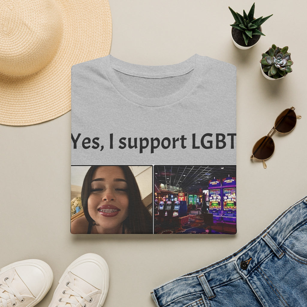 "Yes, I Support LGBT" Meme Unisex T-Shirt — OBSIDIAN & CO