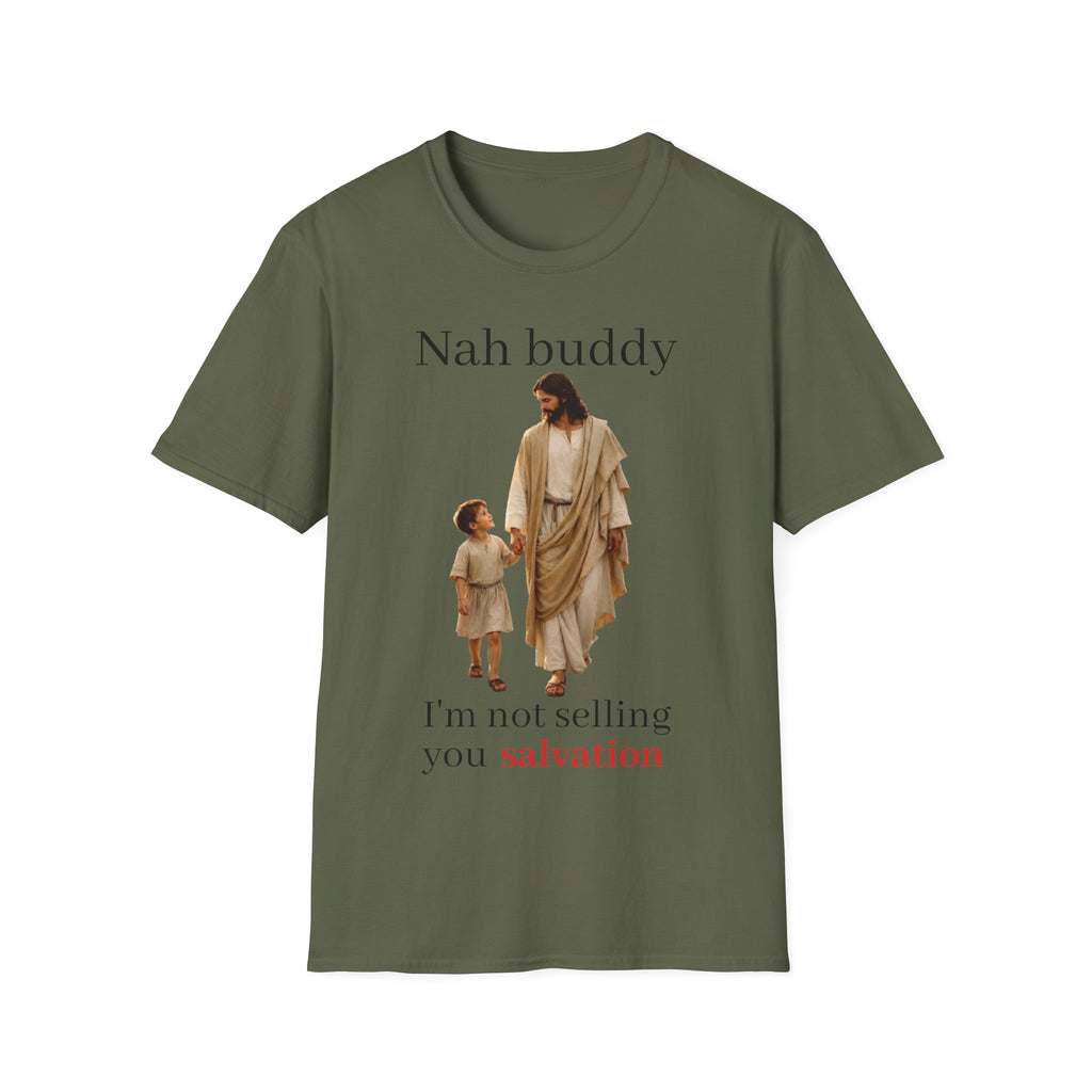 "Nah Buddy" Funny Jesus Meme Unisex T-Shirt
