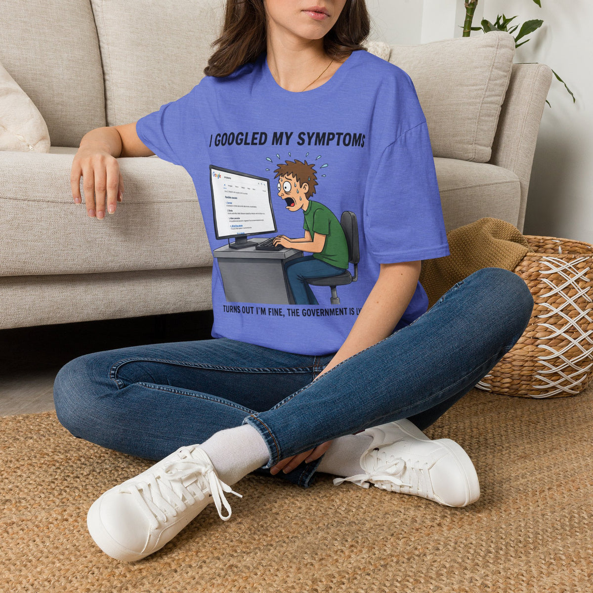 "I Googled My Symptoms" Funny Medical Unisex T-Shirt — OBSIDIAN & CO
