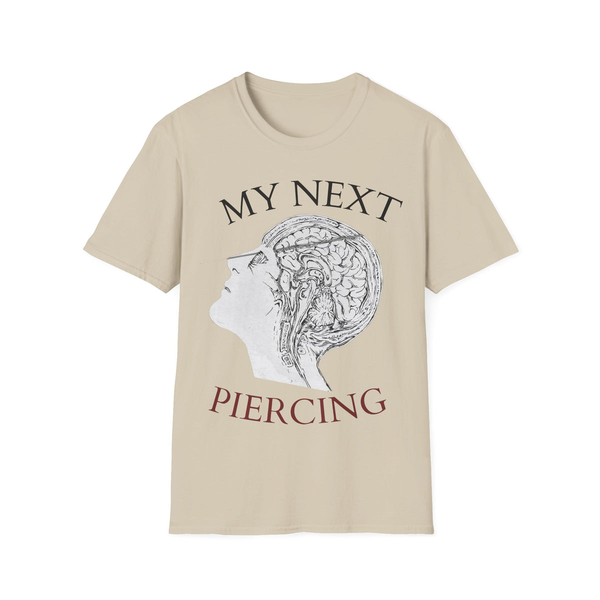 "My Next Piercing" Vintage Anatomy Unisex T-Shirt — OBSIDIAN & CO