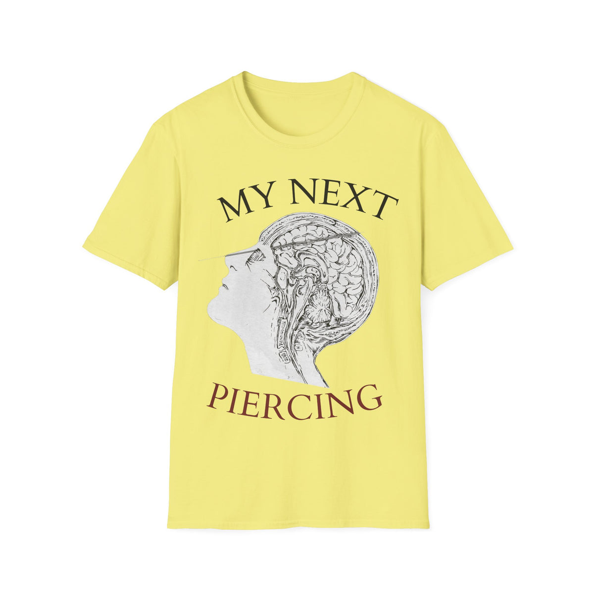 "My Next Piercing" Vintage Anatomy Unisex T-Shirt — OBSIDIAN & CO