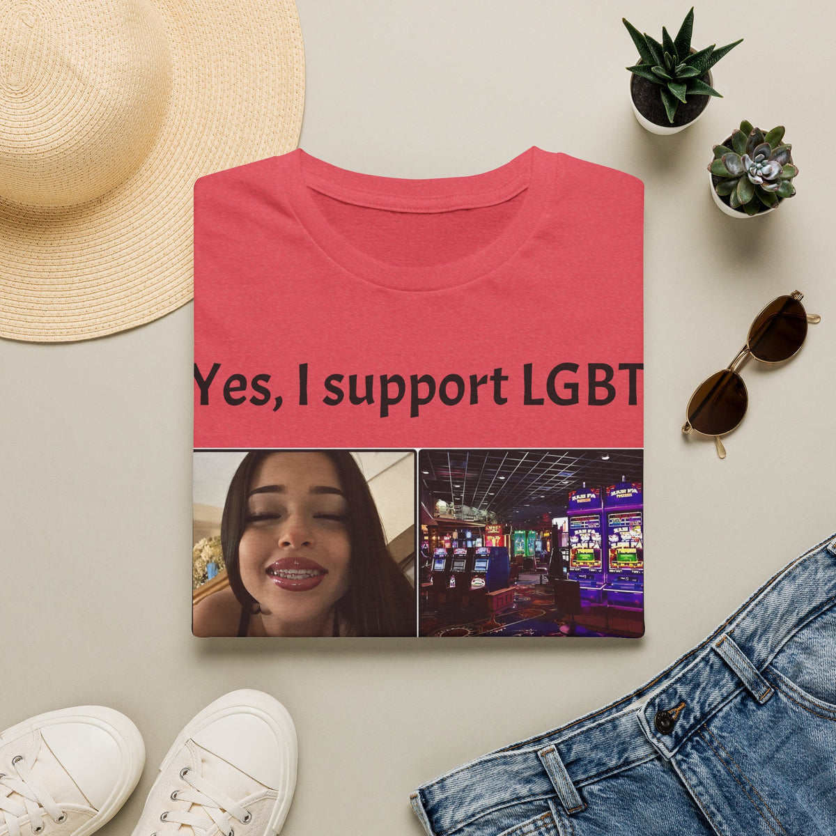 "Yes, I Support LGBT" Meme Unisex T-Shirt — OBSIDIAN & CO