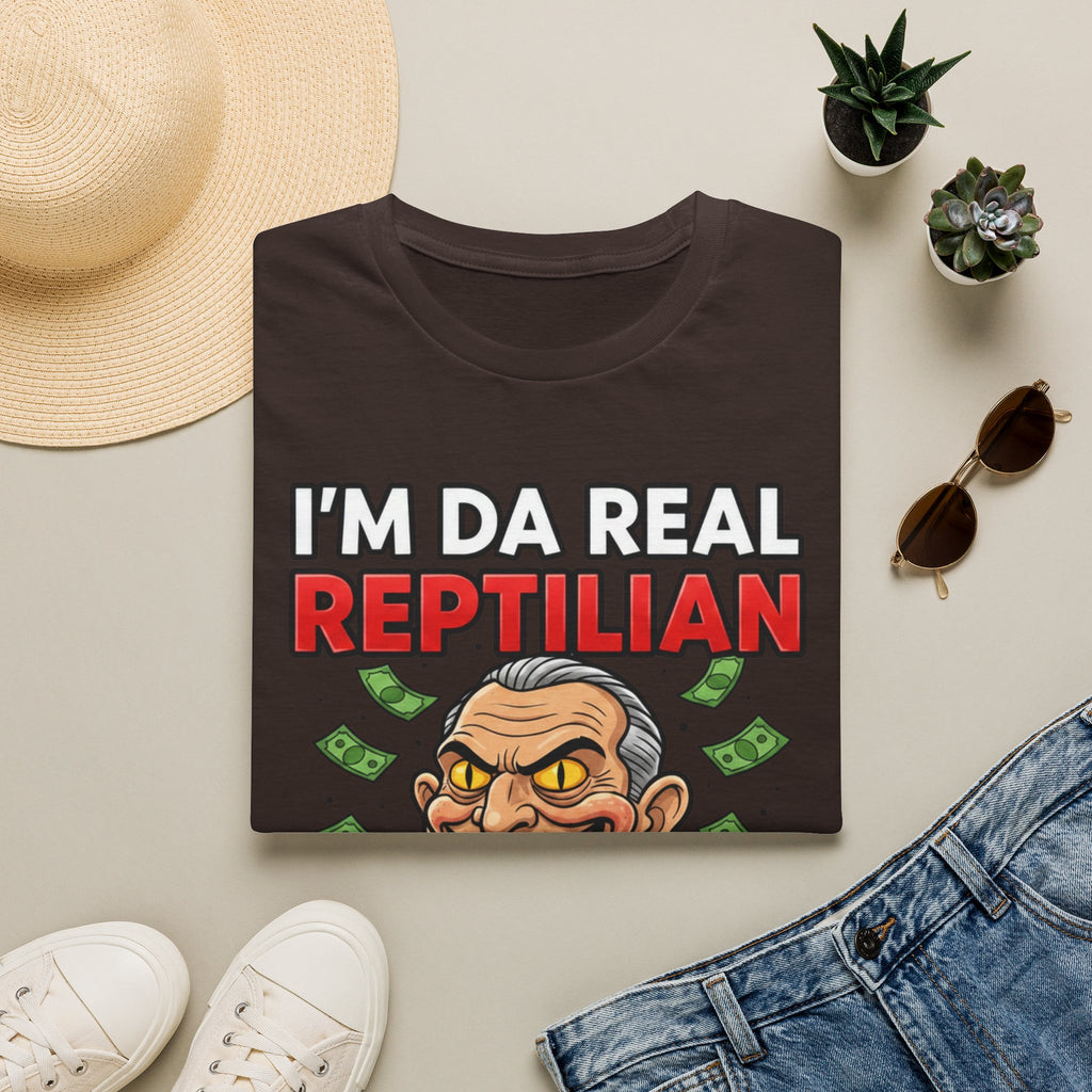 "I'm Da Real Reptilian" Conspiracy Unisex T-Shirt — OBSIDIAN & CO