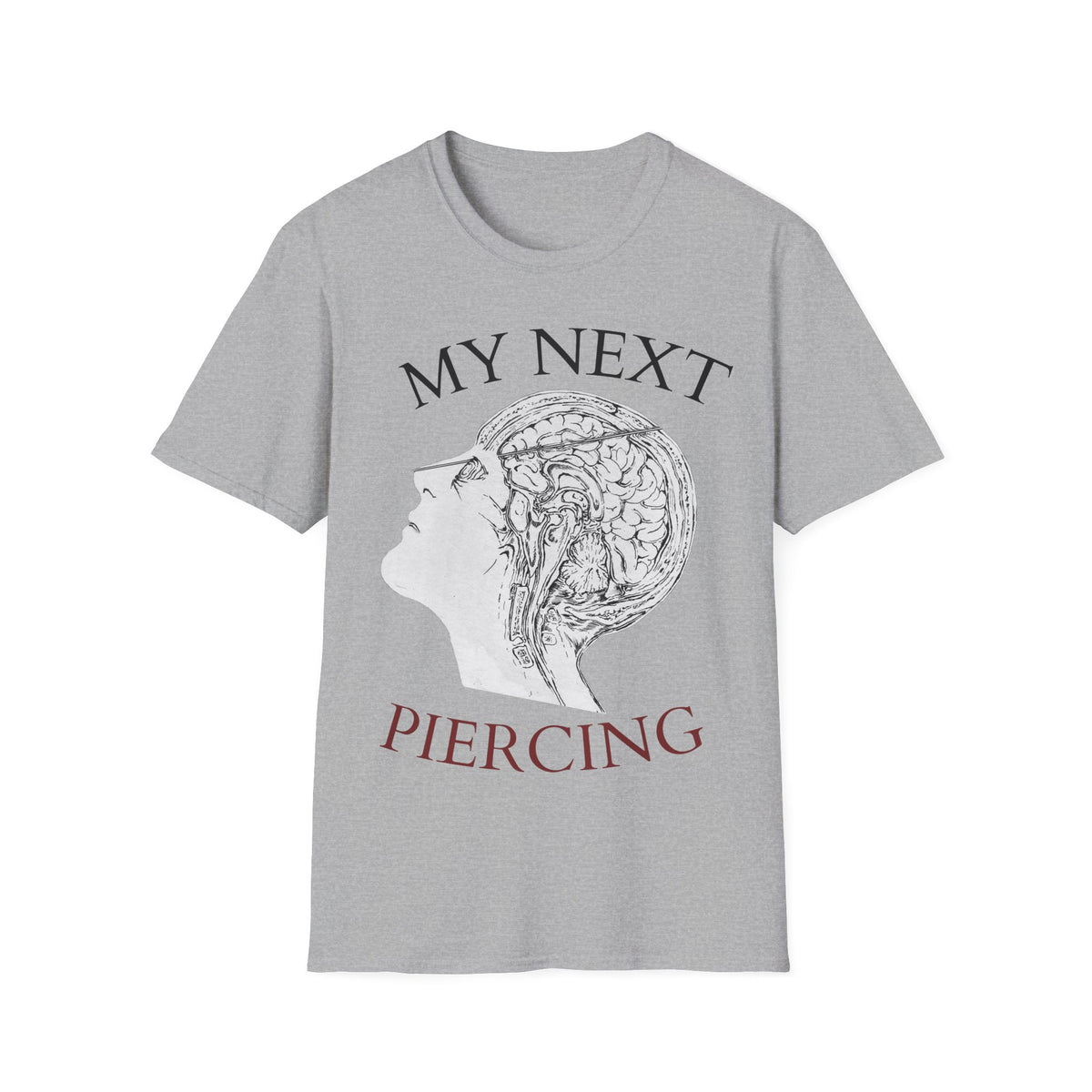 "My Next Piercing" Vintage Anatomy Unisex T-Shirt — OBSIDIAN & CO