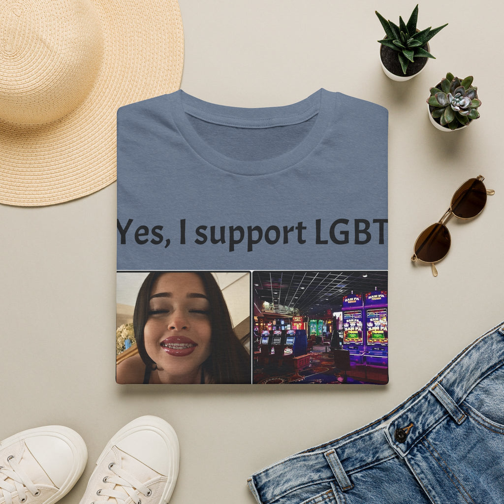 "Yes, I Support LGBT" Meme Unisex T-Shirt — OBSIDIAN & CO