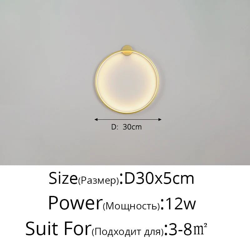 Moon LED Wall Light for Bedroom Kid'S Room Foyer Living Room Coffee Bar Aisle Hallway Gallery Studyroom Loft Indoor Home Lights