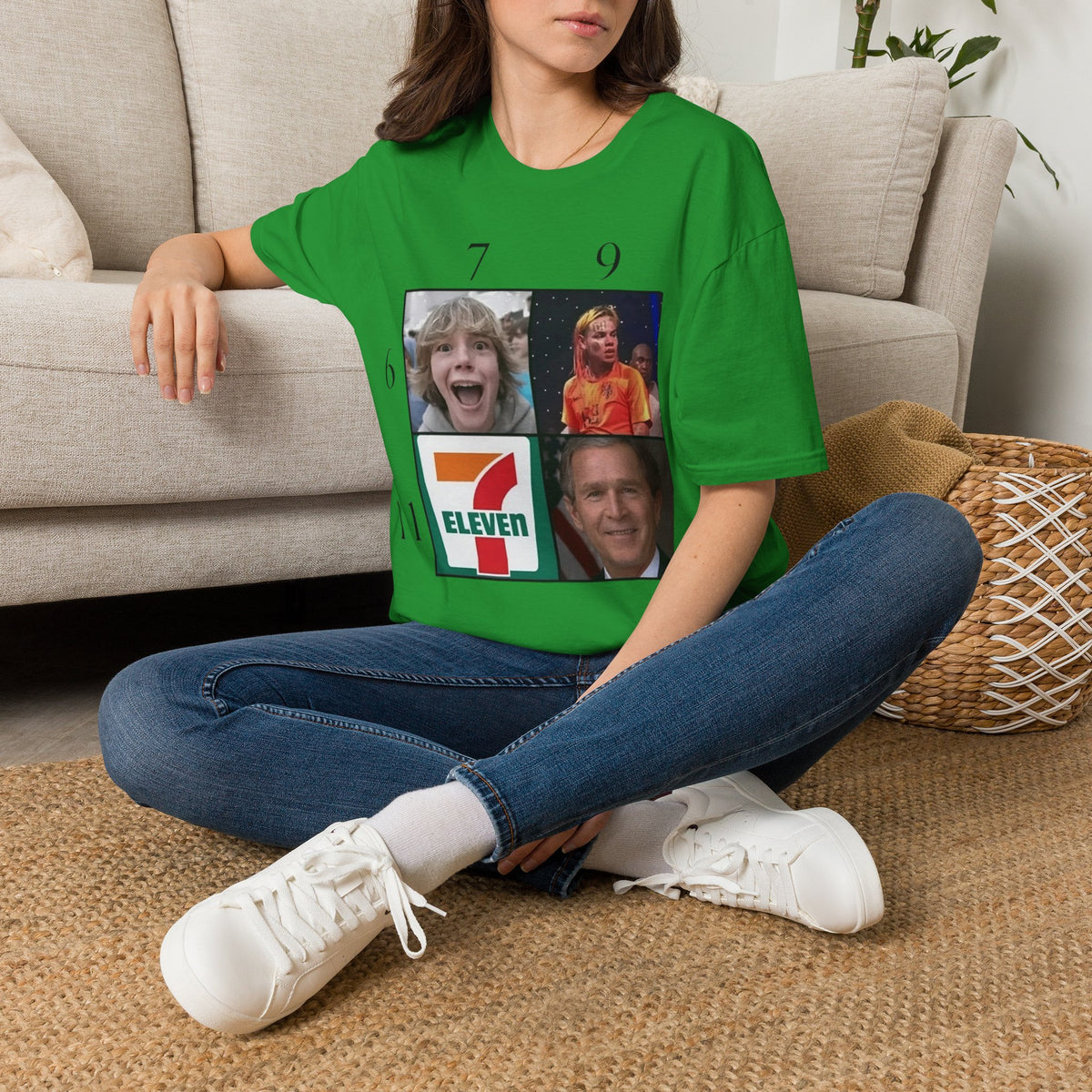"7, 9, 6-11" Meme Collage Unisex T-Shirt — OBSIDIAN & CO