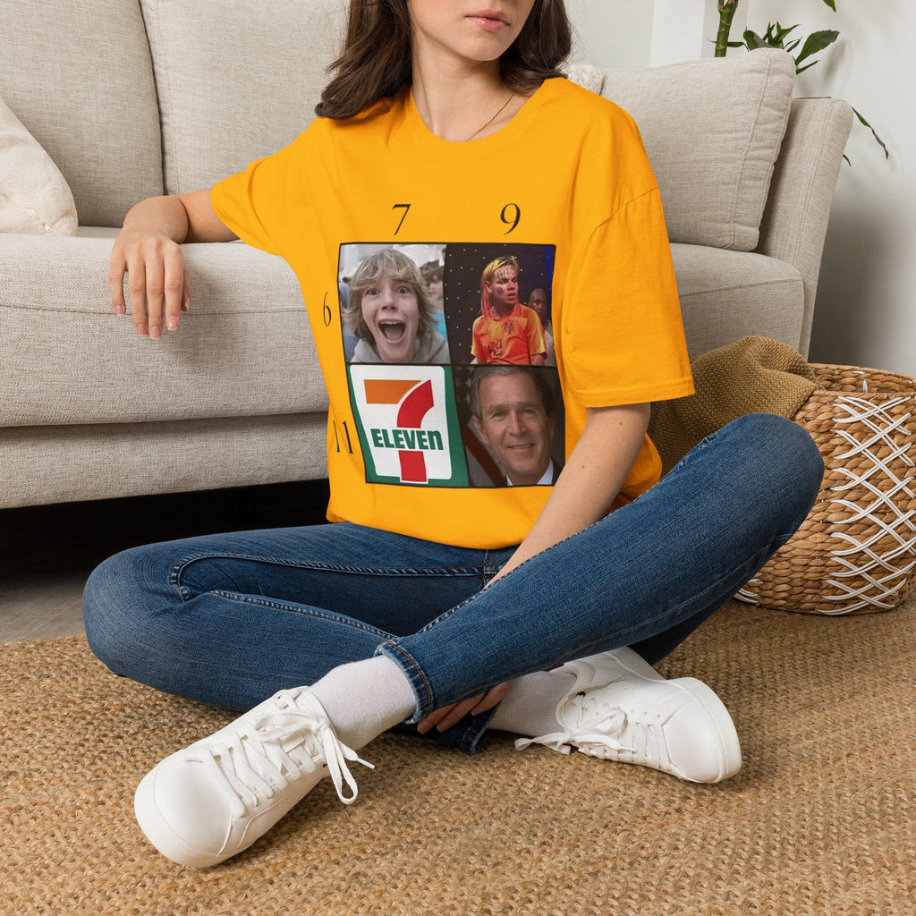 "7, 9, 6-11" Meme Collage Unisex T-Shirt — OBSIDIAN & CO