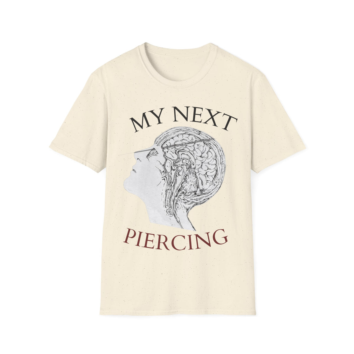 "My Next Piercing" Vintage Anatomy Unisex T-Shirt — OBSIDIAN & CO