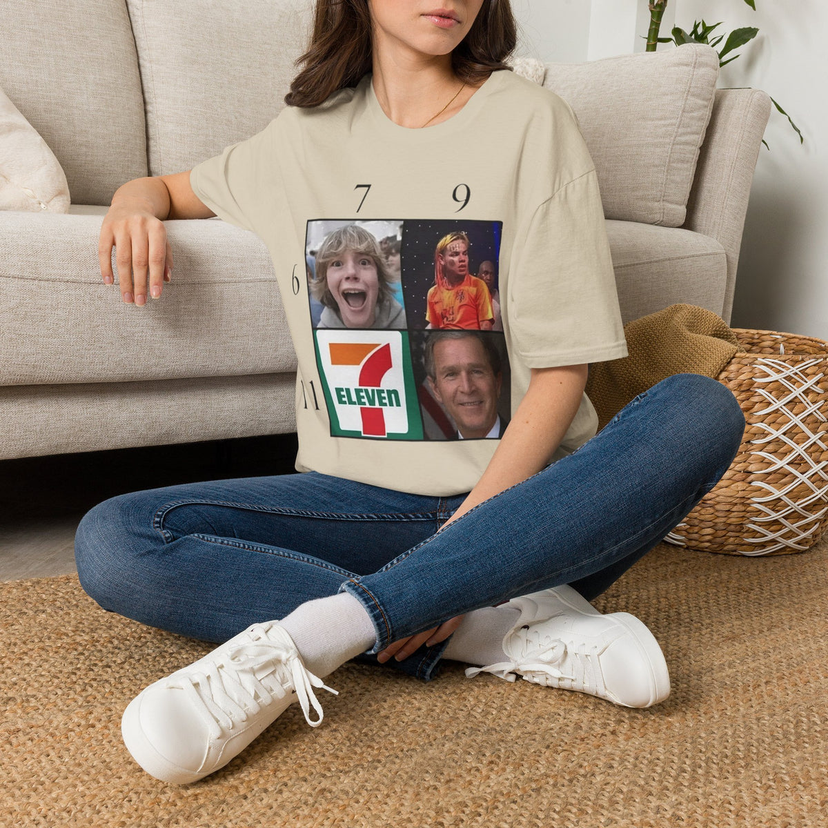 "7, 9, 6-11" Meme Collage Unisex T-Shirt — OBSIDIAN & CO