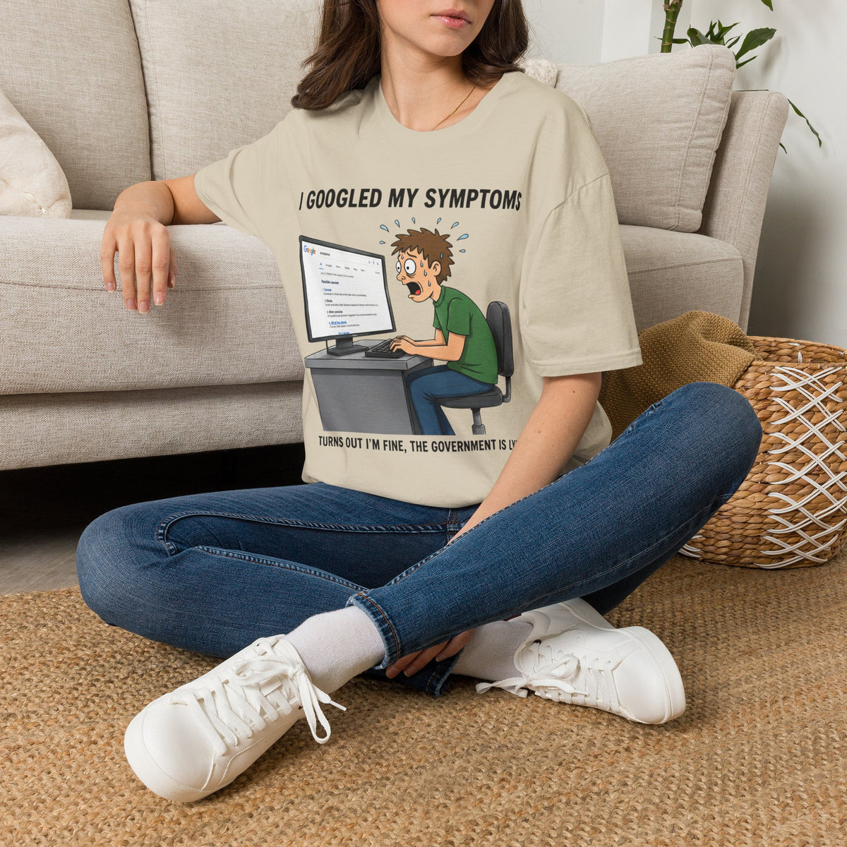 "I Googled My Symptoms" Funny Medical Unisex T-Shirt — OBSIDIAN & CO