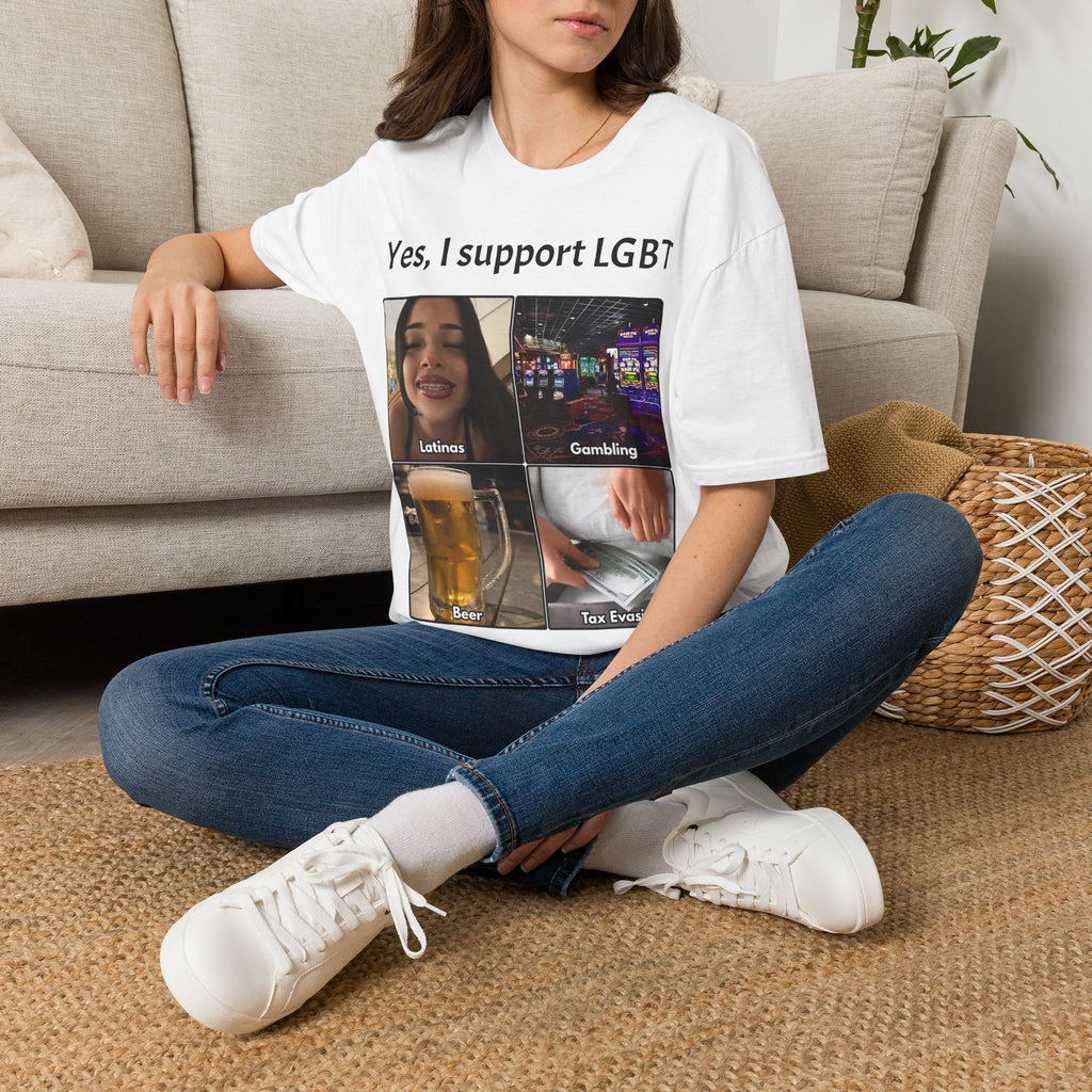 "Yes, I Support LGBT" Meme Unisex T-Shirt — OBSIDIAN & CO