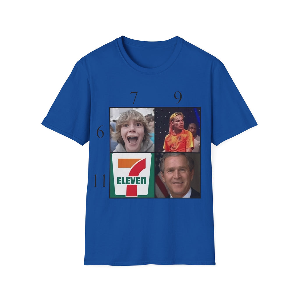 "7 vs 9" Meme Funny Unisex T-Shirt