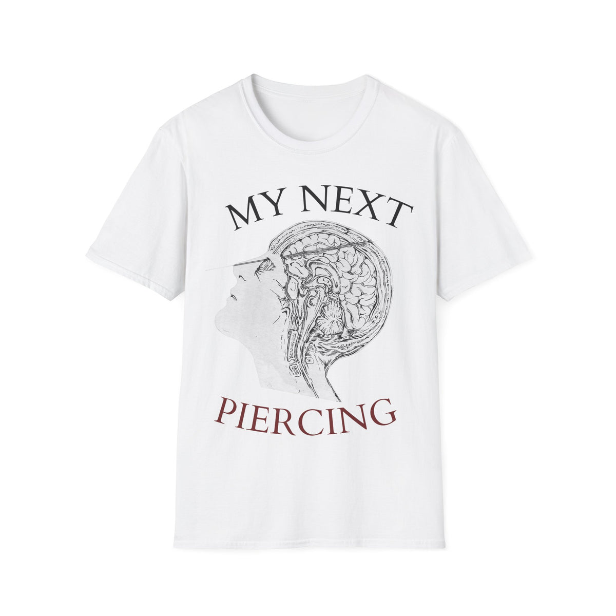 "My Next Piercing" Vintage Anatomy Unisex T-Shirt — OBSIDIAN & CO