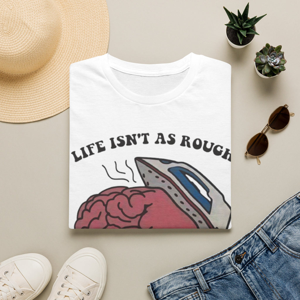 "Brain Ironing" Unisex T-Shirt — OBSIDIAN & CO