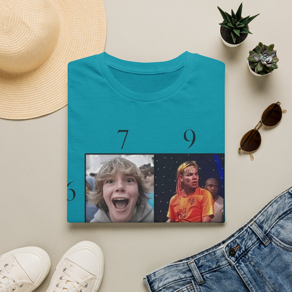 "7, 9, 6-11" Meme Collage Unisex T-Shirt — OBSIDIAN & CO